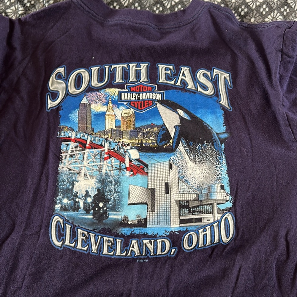 1999 Cleveland Harley Davidson T-Shirt - Picture 7 of 7